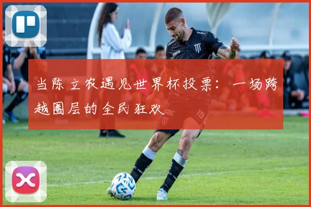 当陈立农遇见世界杯投票：一场跨越圈层的全民狂欢