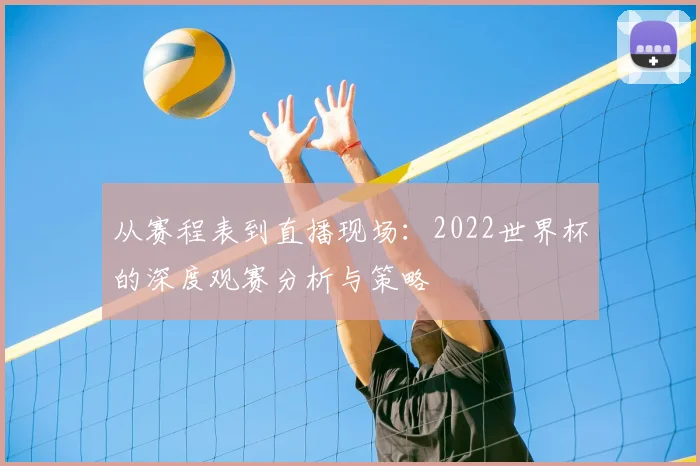 从赛程表到直播现场：2022世界杯的深度观赛分析与策略